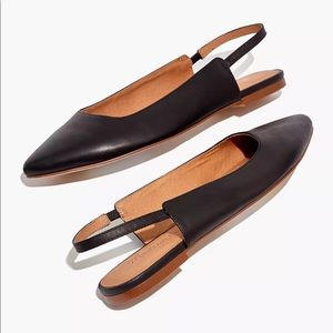MADEWELL Margot Slingback Flat in Leather
